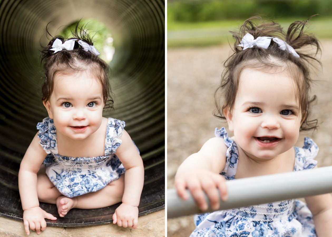 indoor playgrounds in Northern Virginia can't compete with these two pictures of a little girl smiling