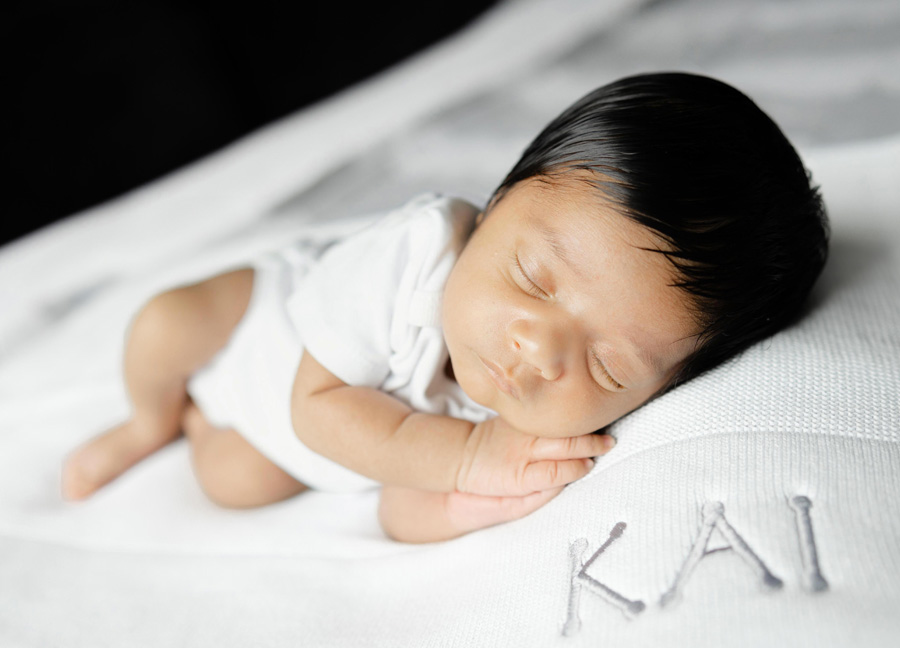 Best Ultrasound Clinic in Northern Virginia featuring a newborn sleeping