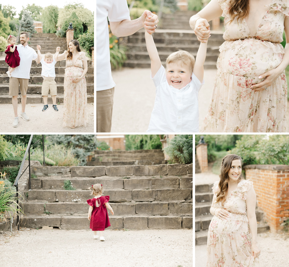 family maternity session captured by a washington dc maternity photographer