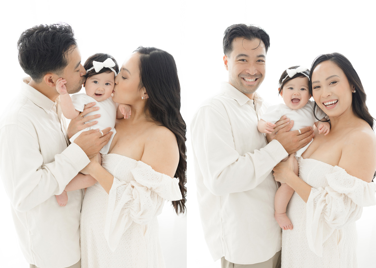 Family photography session in Northern Virginia in Leesburg studio